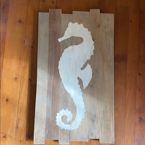 Seahorse wall art